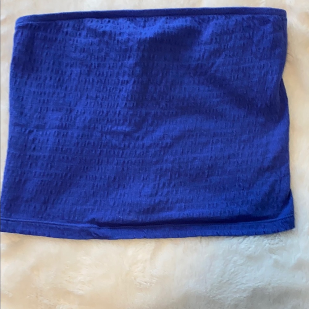 Blue American Eagle tube top